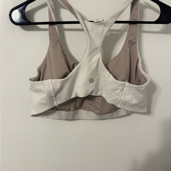 Lululemon Athletica Cream Sports Bra - Picture 2 of 3